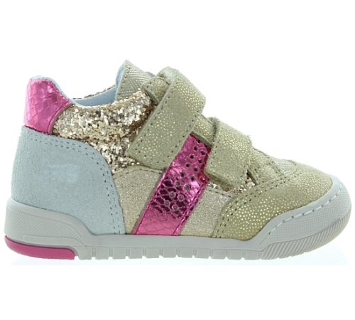 Fashion orthopedic beige leather boots for girls 