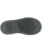 Black leather boots for girls with falling ankles 
