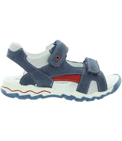 French blue sandals for a boy with arch support 