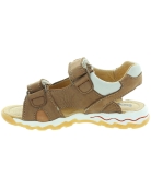 Casual brown sandals for a boy with support 