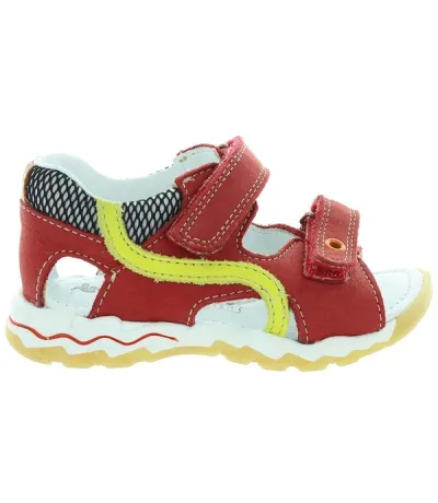 New walking closed heel baby boy red sandals 