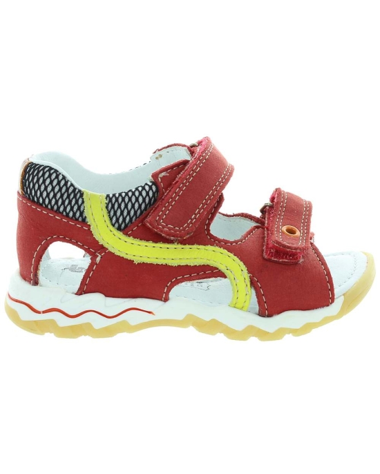 New walking closed heel baby boy red sandals 