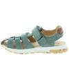 Boys green leather closed toe supportive sandals 