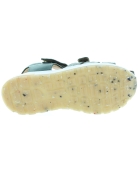 Boys green leather closed toe supportive sandals 
