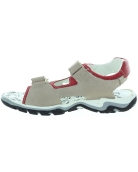 Boys good arch beige leather sandals from France 