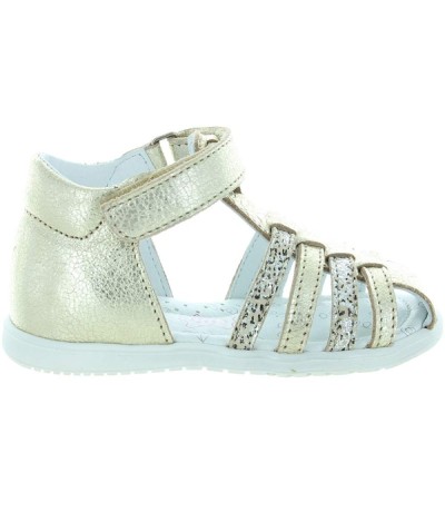 Girls sandals gold leather and orthopedic Girls sandals gold leather and orthopedic