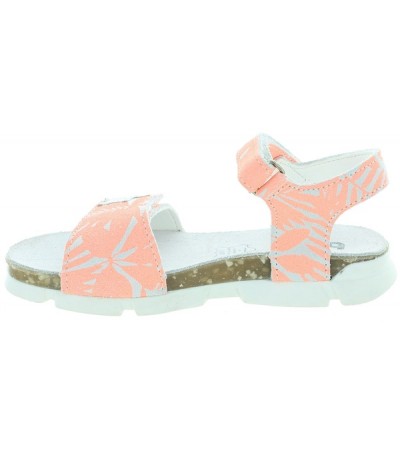 Girl unique orange sandals for a child