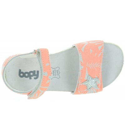 Girl unique orange sandals for a child