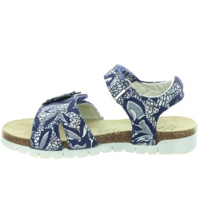 Leather summer shoes for child with support 