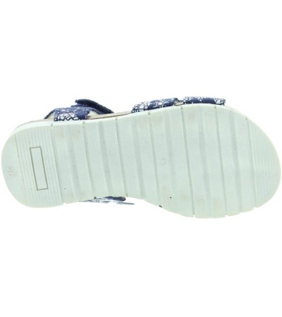 Leather summer shoes for child with support 