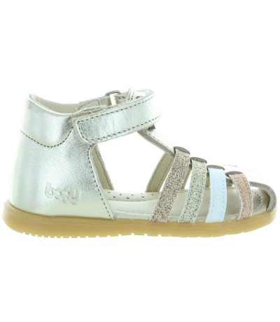 Gold dressy sandals for a toddler 