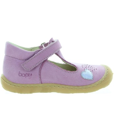 Baby lavender ankle high leather ortho shoes