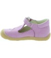 Baby lavender ankle high leather ortho shoes