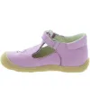 Baby lavender ankle high leather ortho shoes
