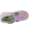 Baby lavender ankle high leather ortho shoes