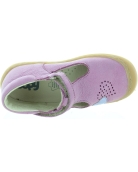 Baby lavender ankle high leather ortho shoes