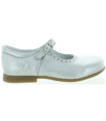 Silver leather dress shoes made in France 