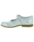 Made in France silver leather dress shoes 