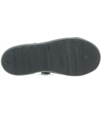 Mary jane shoes for kids in blue leather 