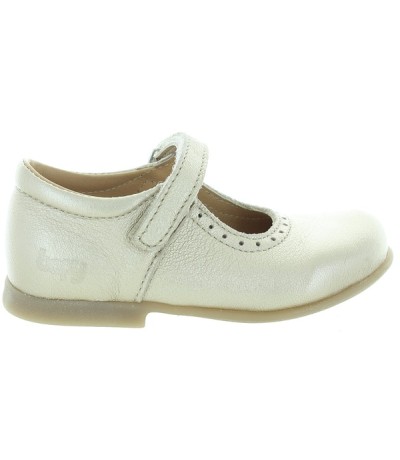 Gold dress shoes for girls from France 