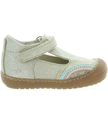 Baby natural gold/beige leather orthopedic shoes
