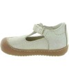 Baby natural gold/beige leather orthopedic shoes