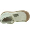 Baby natural gold/beige leather orthopedic shoes