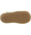 Baby natural gold/beige leather orthopedic shoes