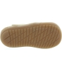 Baby natural gold/beige leather orthopedic shoes