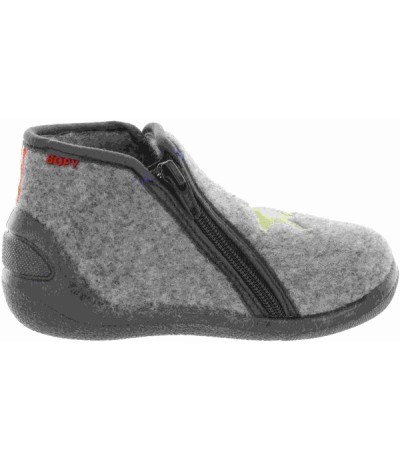 Pronated weak ankles child gray slippers 