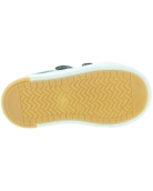 Green soft sneakers for child for any season 