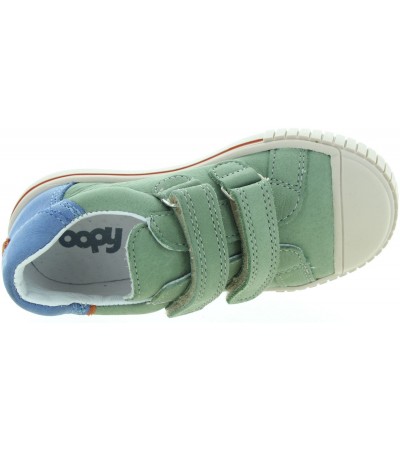 Support ankle leather sneakers boys