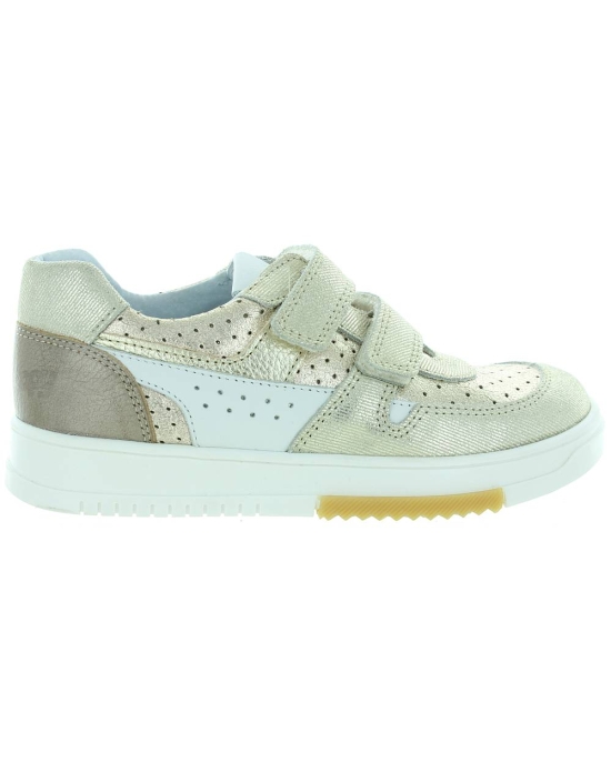 Gold Designer Sneakers Girls | Made in France with Arches