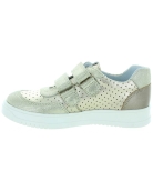 Gold Designer Sneakers Girls | Made in France with Arches