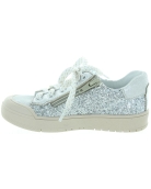 Best flexible silver leather sneakers for kids