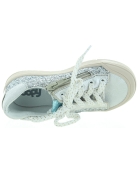 Best flexible silver leather sneakers for kids