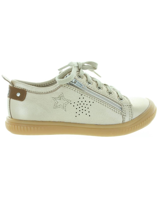 Summer gold sneakers for girls 