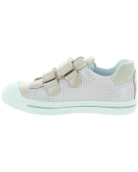 Pink French quality french sneakers for girls