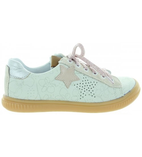 Sneakers for girls in white ortho leather