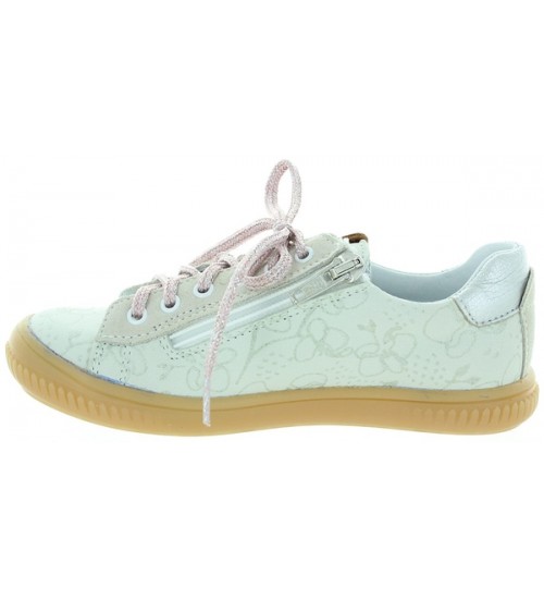 Sneakers for girls in white ortho leather