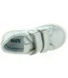 Soft new walking baby or toddler silver leather sneakers 