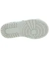 Designer girls white metallic leather sneakers 