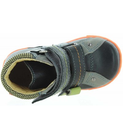 Support leather boots for kids with flat feet 