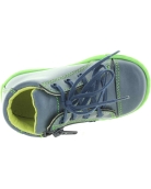 Blue leather high tops leather for toddlers 
