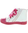 Ankle supination stop girls ankle leather high sneakers