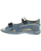 Natural leather boys closed heel sandals 