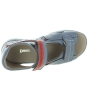 Collapsed ankles boys blue leather sandals 