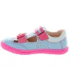 Girls sandals with closed heel