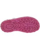 Girls white orthopedic sandals with closed heel
