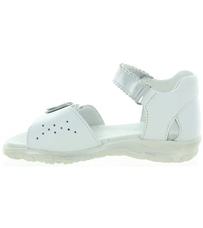 Weak ankles preventive white girls sandals